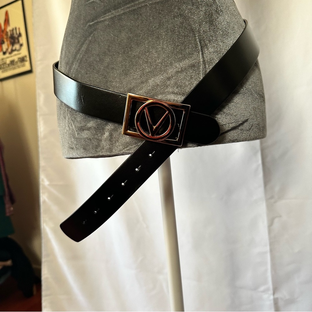 Genuine designer belt.